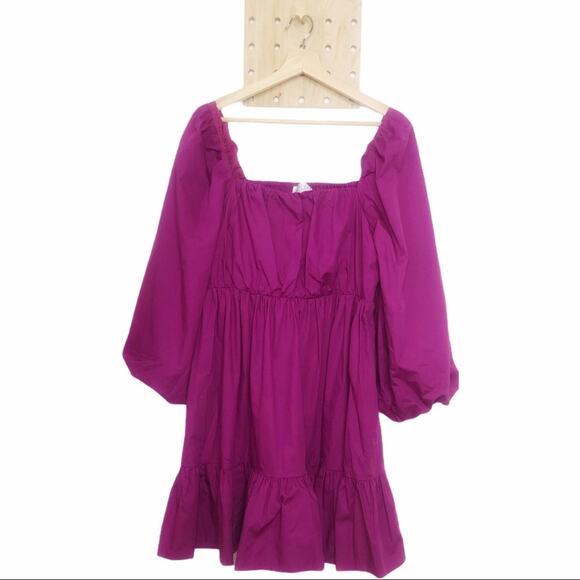 🔥🔥FIRE SALE🔥🔥 NWT ANTHROPOLOGIE MARIA TUNIC DRESS IN VIOLET - Picture 8 of 15